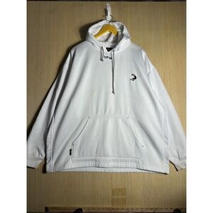 Vintage Shaq Hoodie White Long Sleeve Pullover Extra Large Athletic